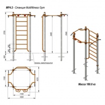 Станция Multifittness Gym V-Sport MF4.2 